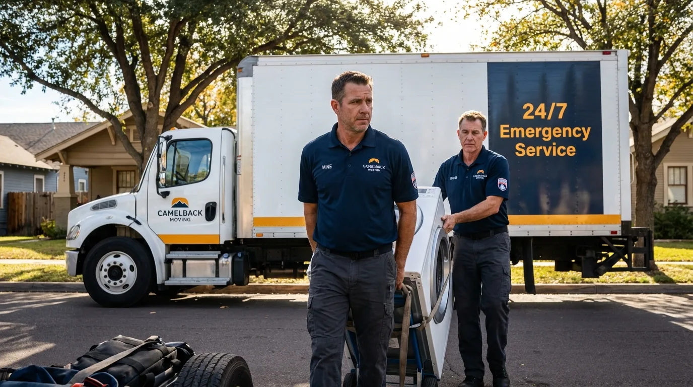 CamelBack Moving crew loading furniture in Bunkie, LA