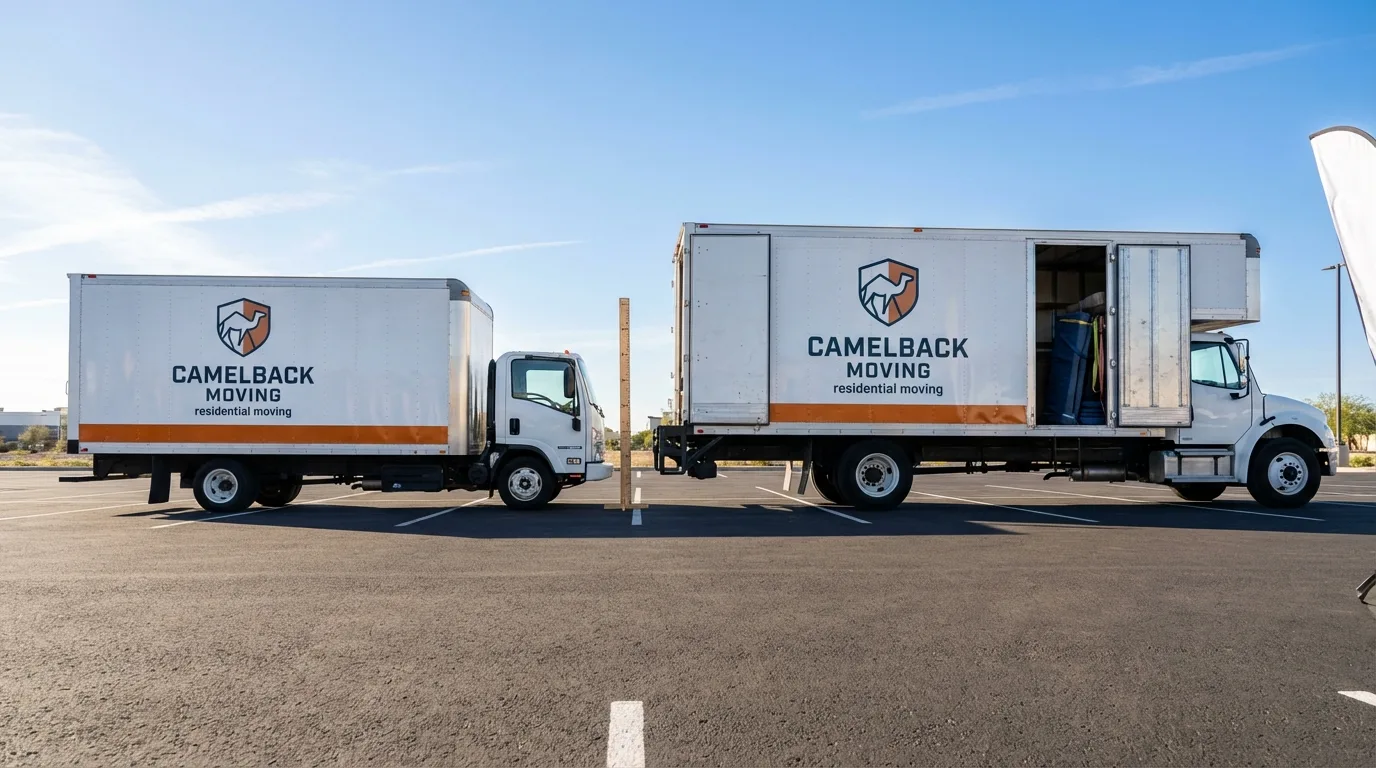 Moving truck size capacity guide in Bunkie